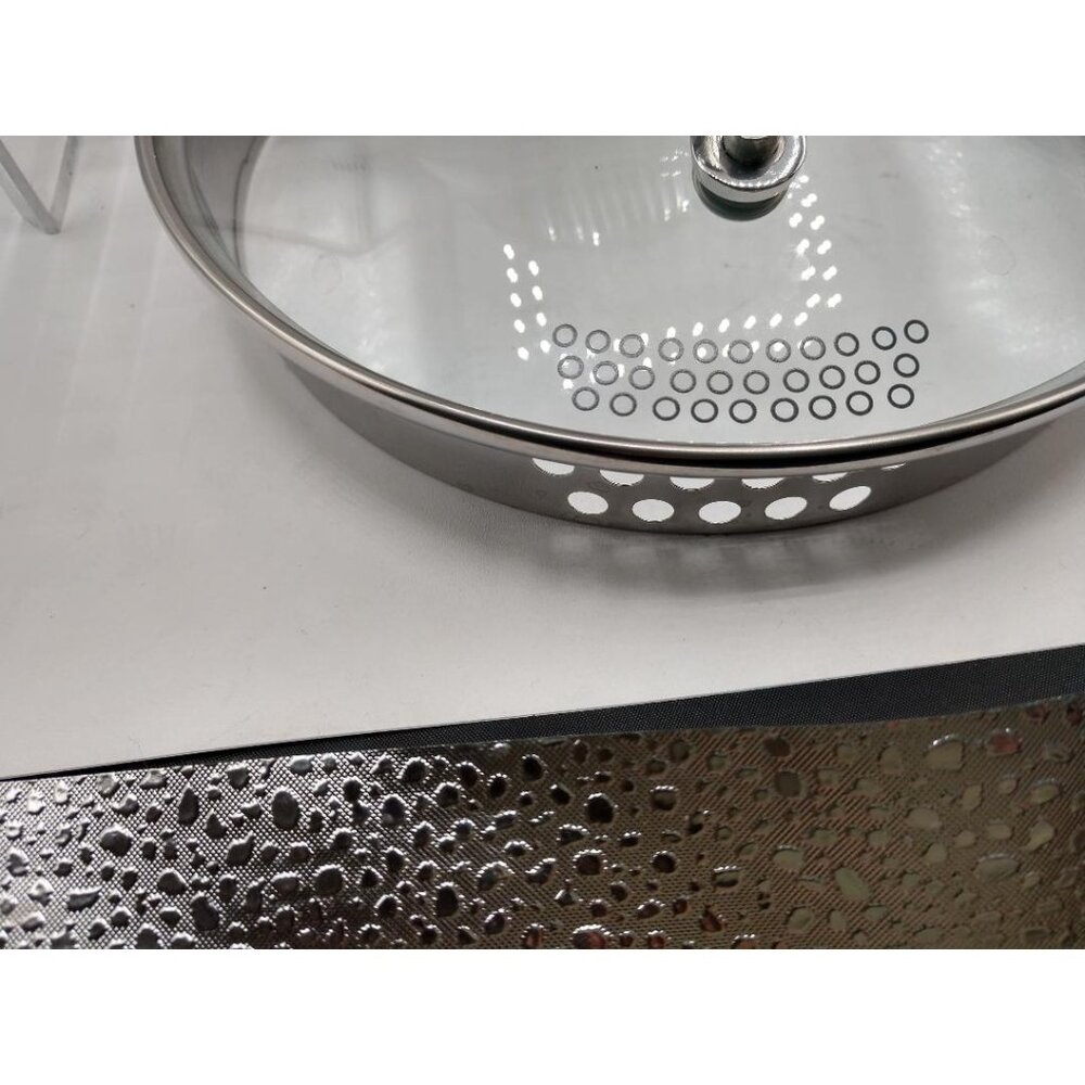 David Burke Restaurateur 2.5 Qt Stainless Steel Saucepan With Glass Lid & Strain - Picture 4 of 7
